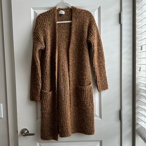 Universal Thread Chunky Knit Multicolor Long Duster/Cardigan Sweater S